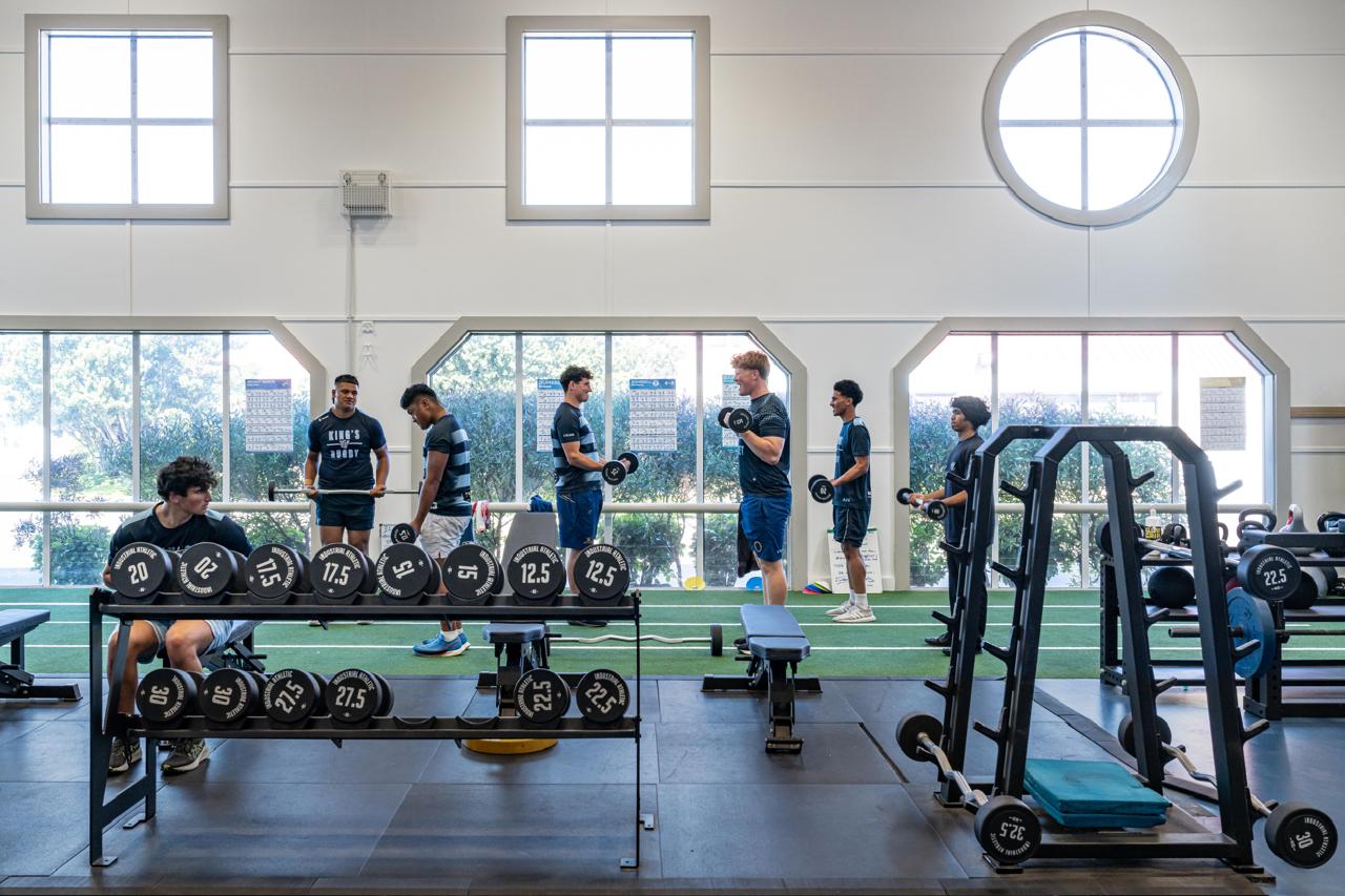 Preparación física en el gimnasio
